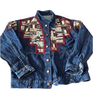 Vintage southwestern denim jacket